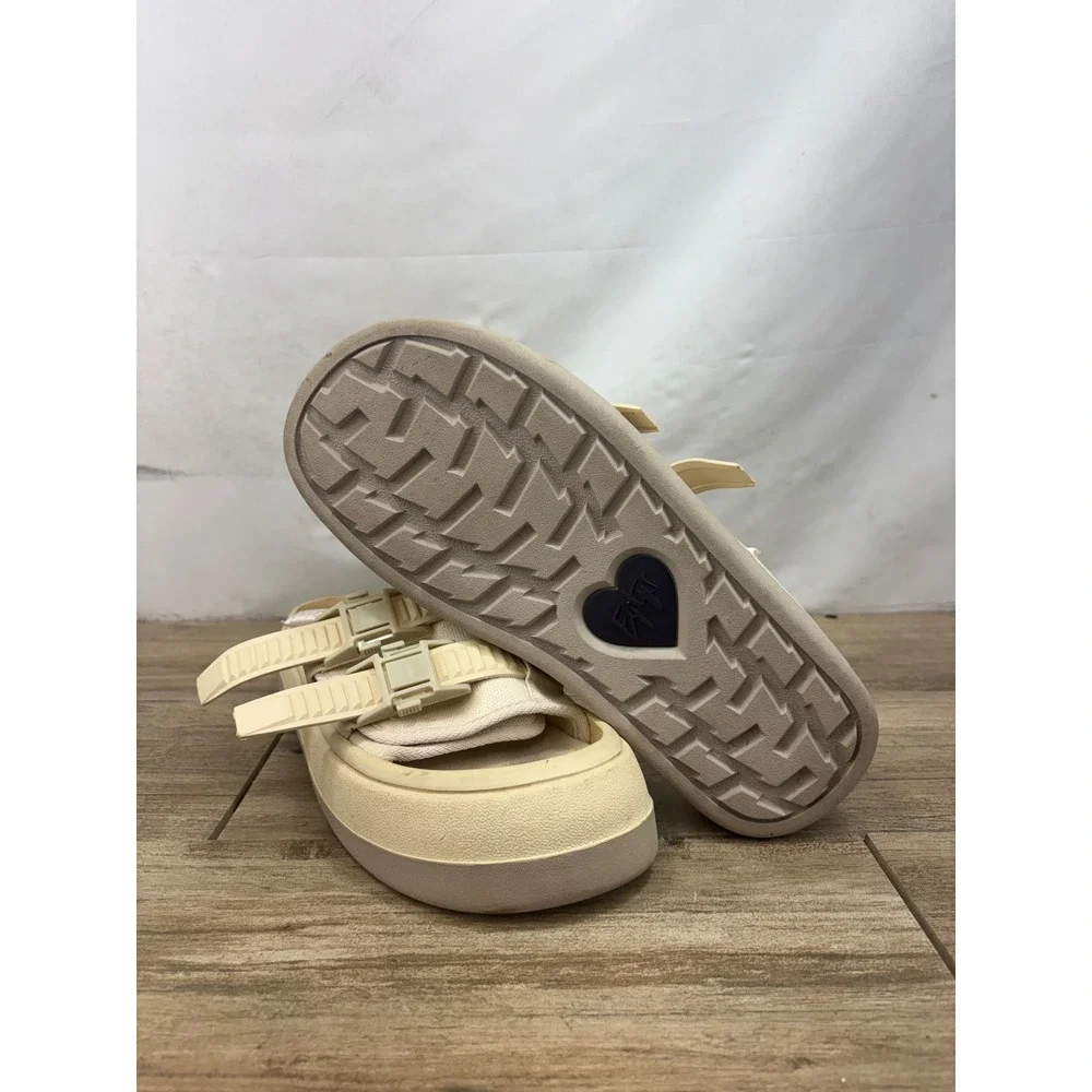 Eytys Capri CCE Cream Platform Sandals Mens 7.5 Buckle Strap Slides Chunky Mules
